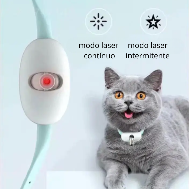 Brinquedo Coleira laser  para gato