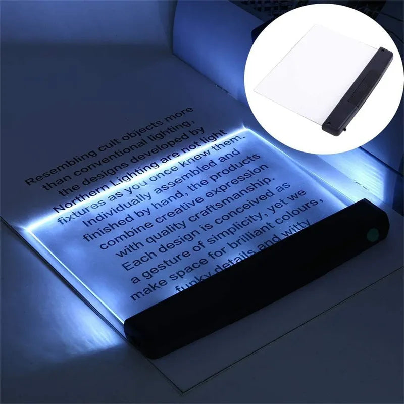 Luminária portátil para leitura noturna. Ideal para leitura na cama ou em ambientes escuros ou pouco iluminados.