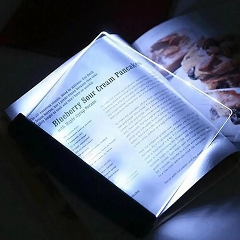 Luminária portátil para leitura noturna. Ideal para leitura na cama ou em ambientes escuros ou pouco iluminados.